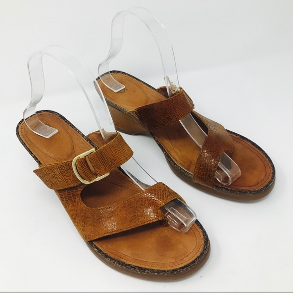 Ariat ShoesLizard Skin Brown Leather Poshmark Wedge Cork Sandals XZwPkuliOT